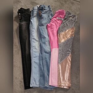 Justice Women's Jeans - Pink and Gray